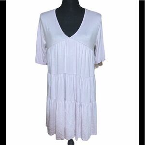 Saints 21 V-neck Babydoll Tunic Top